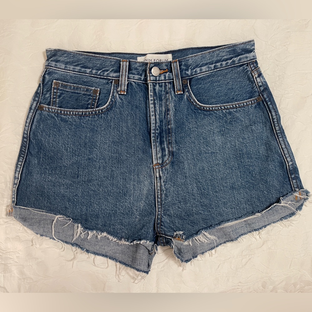 Denim Forum blue jean shorts